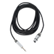 Cable de Audio / XLR 3 Polos Hembra a Plug 1/4 in Mono / 3 m (9.8 ft) / Triple Blindaje / Conectores Seetronic Serie M | SIERRA STORE