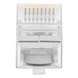 LINKEDPRO BY EPCOM TC5S-PASS - Bote de Plugs Pass Through RJ45 / Cat5e Blindado / Chapado Oro 30 Micras / 24AWG / 100 Piezas | SIERRA STORE