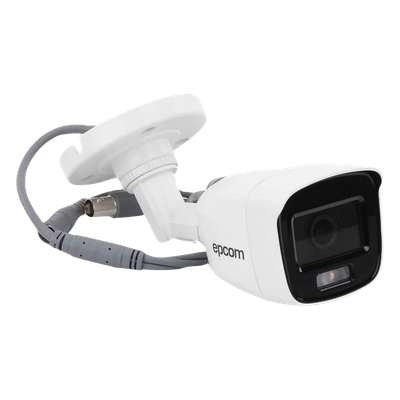 Cámara Bala TURBOHD / 2 Megapixel / Color 24/7 / Luz Blanca 20 m (65.6 ft) / Micrófono Integrado / IP66 / Metal | SIERRA STORE
