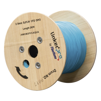 LINKEDPRO BY EPCOM 2MMOM3PVCAQUA - Cable de Fibra Óptica / Multimodo OM4 / Simplex / Tight Buffer 0.9 mm / Diámetro 2.0 mm / PVC / 2 | SIERRA STORE