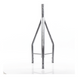 Tramo de Remate para Torre / Acero ASTM A36 / Galvanizado por Inmersión en Caliente / 3 Opresores para Pararrayos / Longitud 350 mm | SIERRA STORE