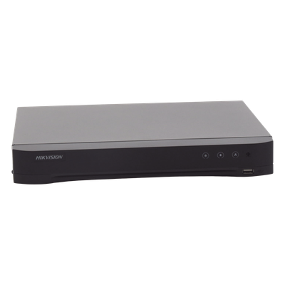 HIKVISION IDS-7208HUHI-M1/S/A(C) - DVR 8 Canales TurboHD + 8 Canales IP / 8 Megapixel (4K) / Acusense (Evita Falsas Alarmas) / Audio | SIERRA STORE