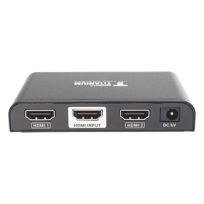 Divisor (Splitter) HDMI 4K de 1 entrada a 2 salidas / Soporta 4K×2K / HDMI 2.0 /  HDCP 2.2 / HDMI 3D / Longitud del cable de Entrada | SIERRA STORE