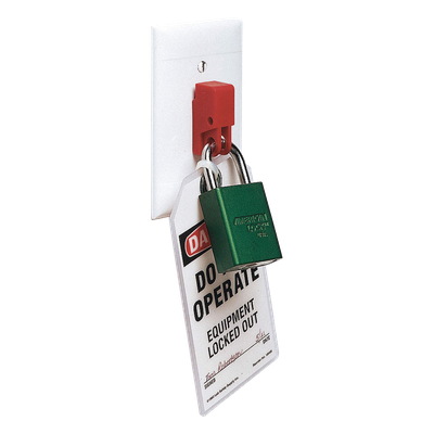 PANDUIT PSL-WS - Dispositivo de Bloqueo LOTO / Interruptores de Palanca / 15.2 x 22.3 mm / Polipropileno Resistente / Rojo / -40°C a | SIERRA STORE