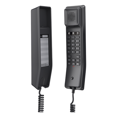 Teléfono IP Hotelero / Altavoz HD / 2 Cuentas SIP / 10 Teclas de Marcación Rápida / 3 Teclas Programables / PoE 100 Mbps / Montaje | SIERRA STORE