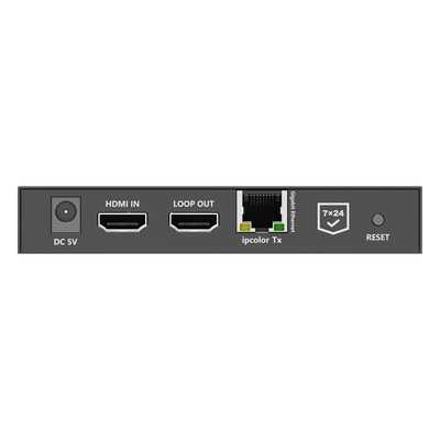 Extensor HDMI sobre IP / 4K@60Hz / Cero Latencia / 100 m (328 ft) / IR Bidireccional / RS-232 / ARC / Salida Loop / IPColor | SIERRA STORE