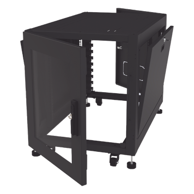 LINKEDPRO BY EPCOM LP-60100-12UR2 - Gabinete Profesional de Piso para Telecomunicaciones de 12UR, 1000 mm Profundidad, Se envía el | SIERRA STORE