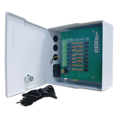 Fuente de Poder / Entrada 100-240 Vca / Salida 24 Vca / 20 A / 16 Canales / 36 W / Rango -25°C a 40°C / 8.5 x 7.95 x 3.86 in | SIERRA STORE