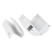 ACCESSPRO BU600NDLED - Montaje en U para Puerta de Cristal / Aluminio / Vidrio 10-15 mm / Apertura 90° / 0.885 kg | SIERRA STORE