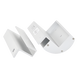 ACCESSPRO BU600NDLED - Montaje en U para Puerta de Cristal / Aluminio / Vidrio 10-15 mm / Apertura 90° / 0.885 kg | SIERRA STORE