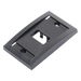 PANDUIT CFPE2BLY - Placa de Pared Vertical / 2 Puertos Mini-Com / Con Espacio para Etiquetas / 2.75 x 4.5 pulgadas / Negro | SIERRA STORE