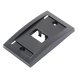 PANDUIT CFPE2BLY - Placa de Pared Vertical / 2 Puertos Mini-Com / Con Espacio para Etiquetas / 2.75 x 4.5 pulgadas / Negro | SIERRA STORE
