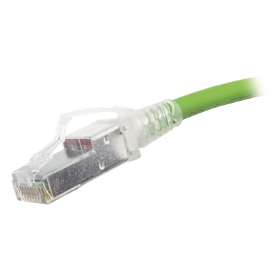 SIEMON ZM6A-S07-07B - Patch Cord / Cat6A S/FTP / CM-LS0H / 2.13 m (7 ft) / Verde / Bulk | SIERRA STORE