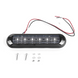 Luz Auxiliar Ultra Brillante / IP67 / 6 LEDs 3W / 12 Patrones / 142.6×36×14 mm / 0.47×0.12×0.05 ft | SIERRA STORE