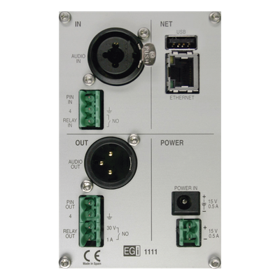 Interfaz IP de Audio / Gestión de Avisos Prioritarios / Streaming Hi-Fi / Ethernet 10/100 Mbps / Memoria 8 GB / VoIP / Unicast / | SIERRA STORE