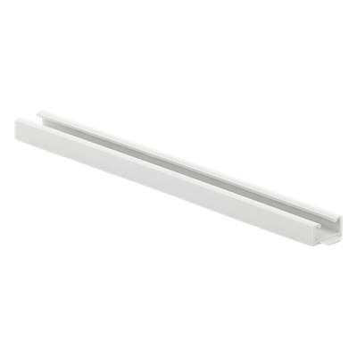 Canaleta Unicanal / PVC Auto-extinguible / 0 Halógenos / 20 cm (7.9 in) / RAL 7035 / Anti-choques | SIERRA STORE