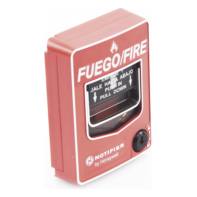 Estación Manual de Alarma Direccionable / Doble Acción / LED Bicolor / Terminales 12 AWG / ADA / Texto Español y Braille | SIERRA STORE