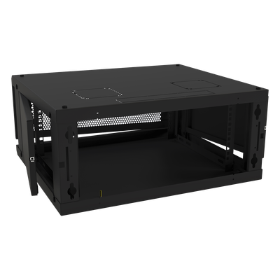 LINKEDPRO BY EPCOM SR-1904-GFP-VR2 - Gabinete de Pared Fijo, Con 4 Unidades de Rack, de 19 in, Fabricado en Acero, Puerta Perforada | SIERRA STORE