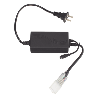 Adaptador de Corriente LED / Control Remoto RGB / 50 m (164 ft) / 127V~ / 300W Máx / IP65 | SIERRA STORE