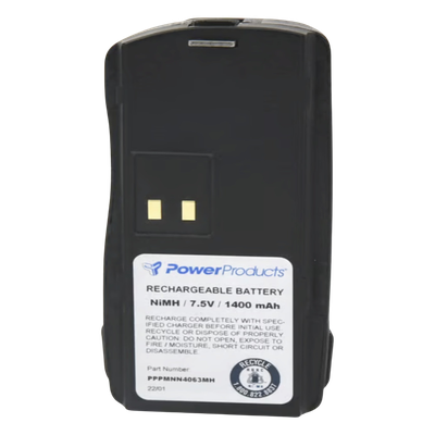 Batería Ni-MH / 1400 mAh / Terminales Grandes / Contactos Chapeados en Oro / Policarbonato Resistente | SIERRA STORE