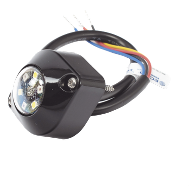 Estrobo LED Oculto / 6 LED Rojo / 16 Patrones / IP67 / 12-24 VCC / -40 °C a +65 °C (-40 °F a +149 °F) | SIERRA STORE