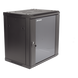 HIKVISION DS-XS6412-S/B - Gabinete de Pared y Piso / 12U Rack 19" / Cristal Templado / Carga 40 kg / Laterales Desmontables / 600 x | SIERRA STORE