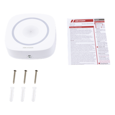 HIKVISION DS-PSG-WI - (AX HUB) Sirena Inalámbrica Interior para panel de alarma  / 110 dB | SIERRA STORE
