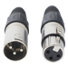 Kit Conector XLR / Macho + Hembra / Cable 3.5-8.0 mm / 16 A por Contacto / Soldadura / -30 °C a +80 °C | SIERRA STORE