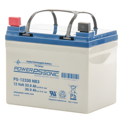 Batería de Respaldo AGM/VRLA / 12V / 33 Ah / Terminales NB3 / 5 Años Vida Útil / Sellada Libre de Mantenimiento | SIERRA STORE