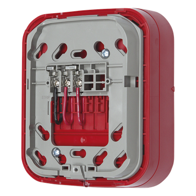 Base Inalámbrica Direccionable / Montaje en Pared / Salida 24 VDC / Red de Malla Swift / Color Rojo / UL y ULC Certificada | SIERRA STORE