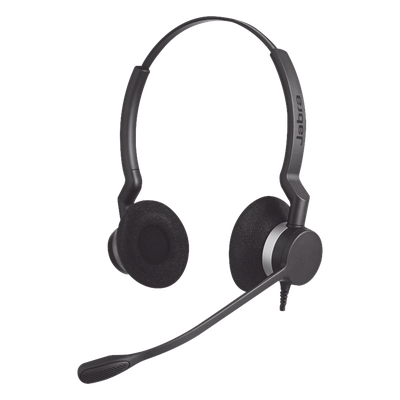 Diadema / Auricular Jabra Biz 2300 Duo / QD / Cable Reforzado / Brazo 360° / Contact Center (2309-820-105) | SIERRA STORE