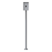 ACCESSPRO BAS-POS-RFID - Base Tubular para Lectora RFID / Acero Calibre 14-16-18 / 1206 mm (3.96 ft) de Alto / 3.3 kg / Pintura | SIERRA STORE