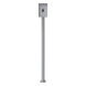 ACCESSPRO BAS-POS-RFID - Base Tubular para Lectora RFID / Acero Calibre 14-16-18 / 1206 mm (3.96 ft) de Alto / 3.3 kg / Pintura | SIERRA STORE
