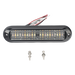 Luz Auxiliar / 18 LEDs / Tricolor Rojo/Claro/Ámbar / IP67 / Ultra Brillante / 142.6×36×14 mm | SIERRA STORE