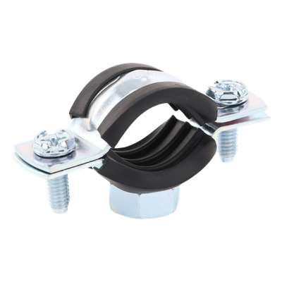 Abrazadera Isofónica Reforzada / 1/2" (22 mm) / Acero 1.75-2.3 mm / Carga 150 kg / -30°C a +120°C / Aislamiento EPDM | SIERRA STORE