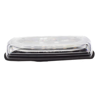 Minibar LED para Techo / 10 Pulgadas / 48 LEDs / Doble Color Ámbar/Claro / 91 Patrones / 12-24 VDC / 360° / SAE Clase I | SIERRA STORE