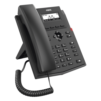 Teléfono IP / 2 Líneas SIP / Pantalla LCD 2.3" / Audio HD G.722 y Opus / Conferencia 6 Vías / PoE 802.3af / Puertos Ethernet Duales | SIERRA STORE