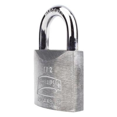 Candado Metálico de Gancho Corto / Acero Cementado Niquelado / Llave PH-32 / 4 Pernos de Combinación / Anti-Palanca / Barreno para Agua | SIERRA STORE