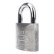 Candado Metálico de Gancho Corto / Acero Cementado Niquelado / Llave PH-32 / 4 Pernos de Combinación / Anti-Palanca / Barreno para Agua | SIERRA STORE
