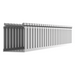 PANDUIT FC4X4LG2 - Canaleta Ranurada de PVC con Tapa / Tipo F / 4.25 x 4.10 x 6.6 ft / UL 94 V-0 / Gris Claro | SIERRA STORE