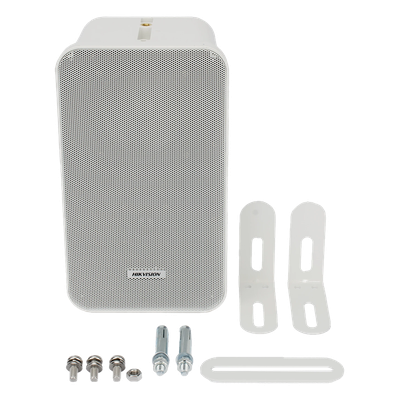 HIKVISION DS-QAE-KIT-0420G - Kit Amplificador 100V / 2 Canales 30W / Bluetooth / USB / RCA / 2 Altavoces Pared 20W / IP66 | SIERRA STORE