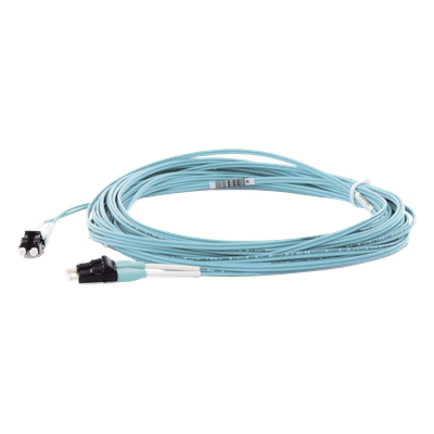 PANDUIT FZ2ERLNLNSNM010 - Jumper de Fibra Óptica / Multimodo OM4 50/125 / LC-LC Dúplex / OFNR Riser / Aqua / 10 m (32.81 pies) | SIERRA STORE