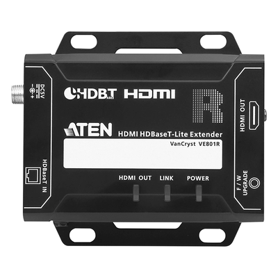 Receptor HDMI HDBaseT-Lite / 4K@40m Cat 5e/6 (131 pies) / 4K@70m Cat 6a (230 pies) / 1080p@70m Cat 6a (230 pies) / HDBaseT Clase B | SIERRA STORE