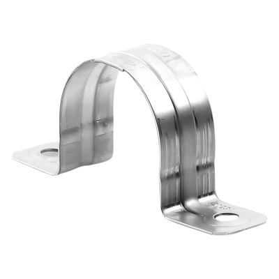 Abrazadera Omega / Conduit Pared Delgada 1 1/2" / Acero Pregalvanizado 1.2 mm / Tornillo #10 | SIERRA STORE
