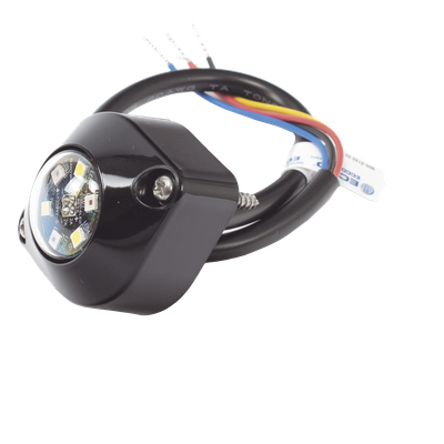 Estrobo Oculto LED / 6 LED / Ámbar/Blanco / 69 Patrones / Montaje Superficie / IP67/IP69K / 12-24 V | SIERRA STORE
