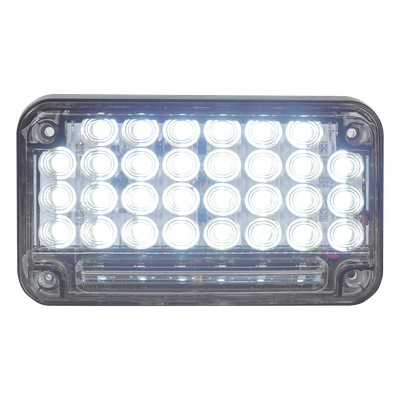 Luz de Advertencia LED / 66 LEDs / 7x4" / 12 VCC / 10 Patrones de Destello / Montaje Permanente / Color Claro | SIERRA STORE