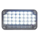 Luz de Advertencia LED / 66 LEDs / 7x4" / 12 VCC / 10 Patrones de Destello / Montaje Permanente / Color Claro | SIERRA STORE