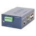 Switch Industrial Administrable Capa 2 / 4 Puertos PoE 802.3af/at Gigabit / 2 Puertos SFP 100/1000X / Anillo Redundante | SIERRA STORE