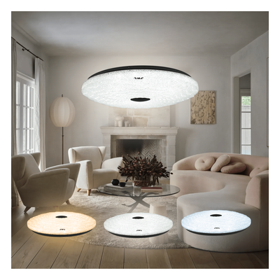 Lámpara de Techo LED / 40W / 3000 Lúmenes / 3 Temperaturas de Color 2700K-6500K / Ángulo 120° / IP20 Interior / Vida Útil 50,000 Horas | SIERRA STORE