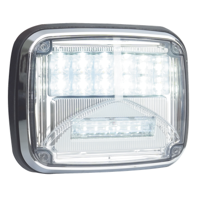 Luz de Advertencia LED / 6 LEDs Ultra Brillantes / 11 Patrones de Destello / IP67 / 12-30 VCC / 7.9" x 6.3" (20.1 x 16 cm) / Luz de | SIERRA STORE